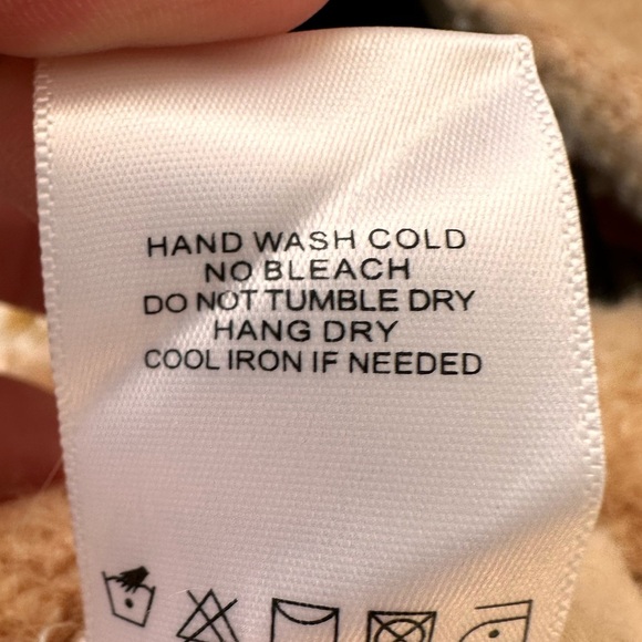 Revolve TULAROSA Wool Alpaca Blend Bubble Sleeve V Neck Sweater Dress - Picture 15 of 16